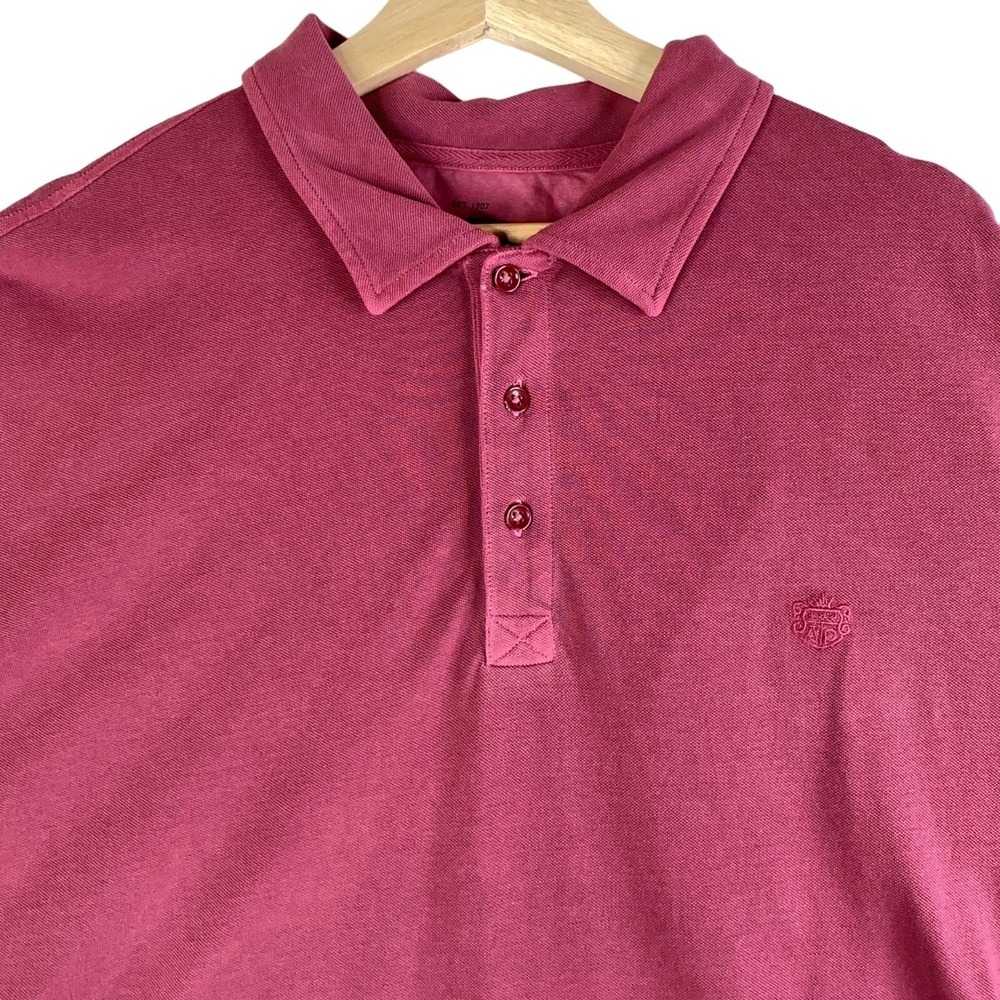 Alan Paine Mens Red‎ Polo Shirt 2XL Golf Quiet Luxury 100% Cotton England NWT